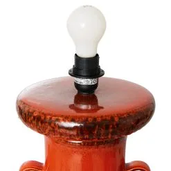 HKliving Pied De Lampe Grand Glazed Orange -Lampes boutique 579824 01 30 ProductImageDetail 6dc1d385bd