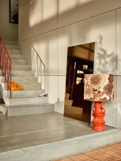 HKliving Pied De Lampe Grand Glazed Orange -Lampes boutique 579824 01 41 EnvironmentImage d74380c179